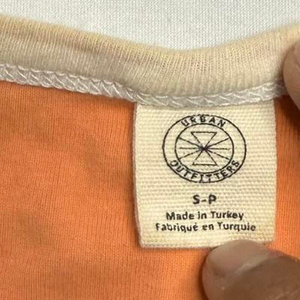 Urban Outfitters orange Detroit tank top Size S cotton material - Picture 5 of 6